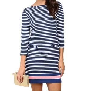 Lilly Pulitzer Blue and Pink Striped Mini Dress